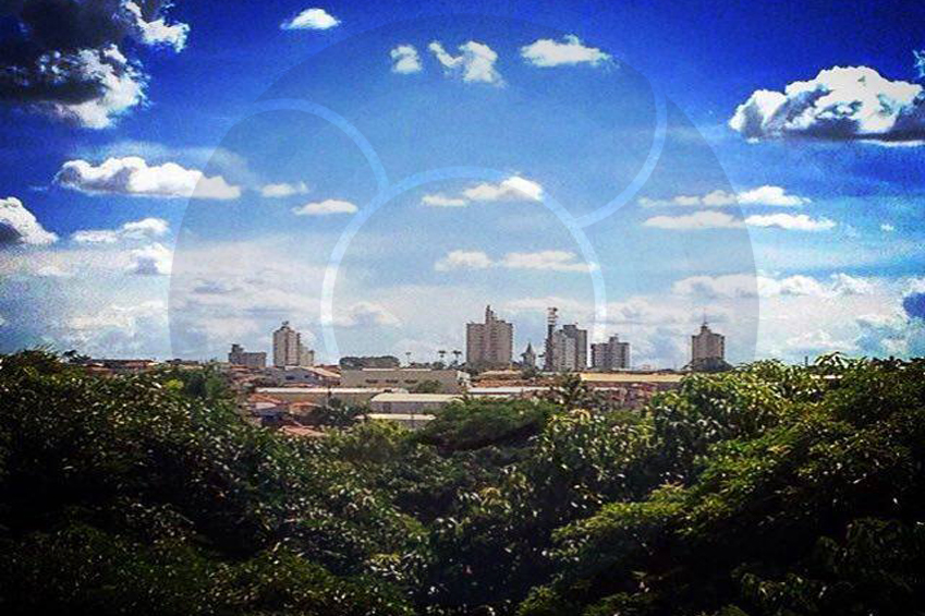 Vista para cidade turística de Monte Alto